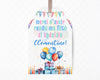 Printable Custom Birthday Gift Tag Balloon - 2 x 3.5 inches