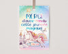 Printable Custom Gift Tag Unicorn Theme Event - 2 x 3.5 inches (Copy)