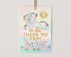 Printable Custom Gift Tag Unicorn Theme Event - 2 x 3.5 inches